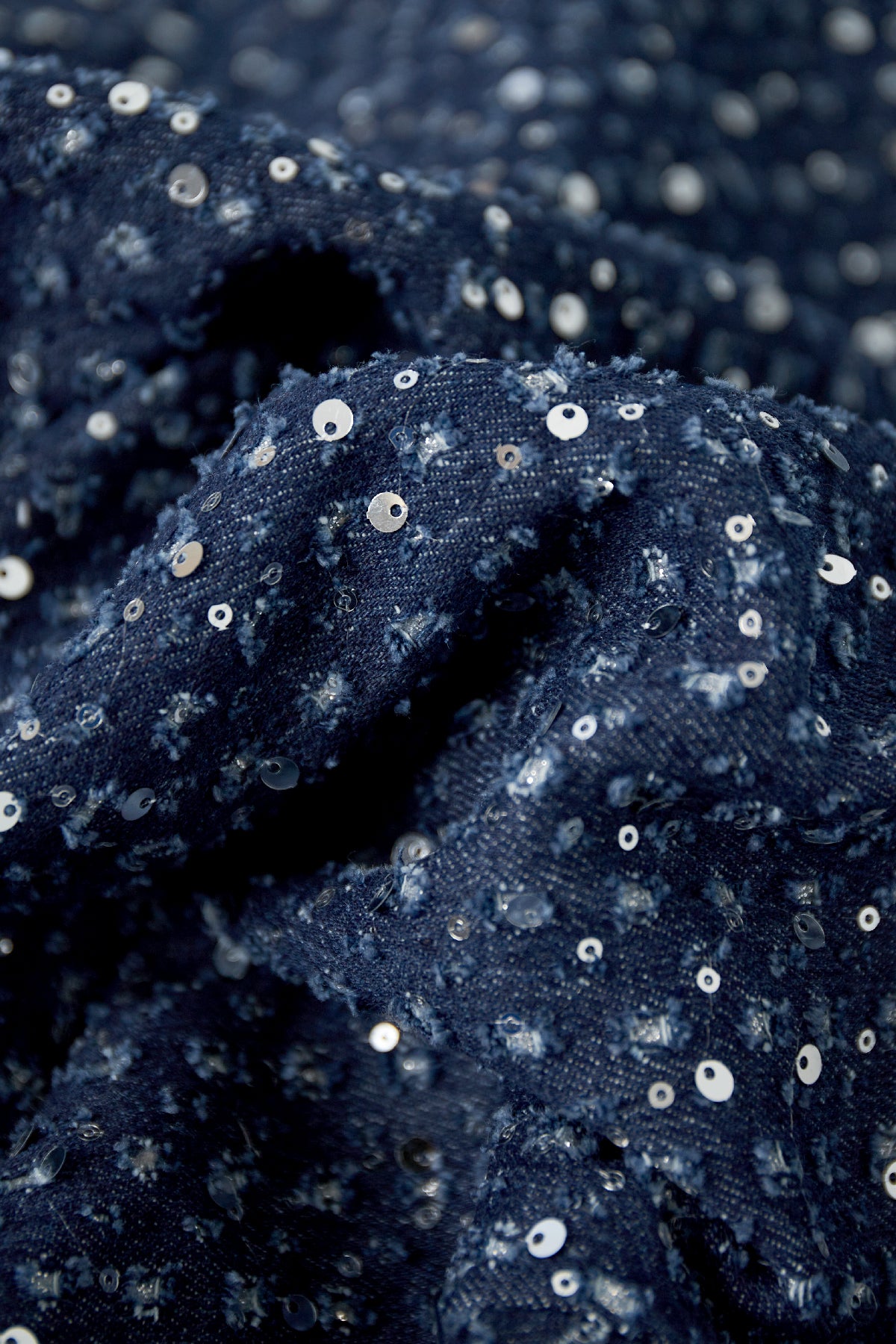 Veste en jean à paillettes - Blue