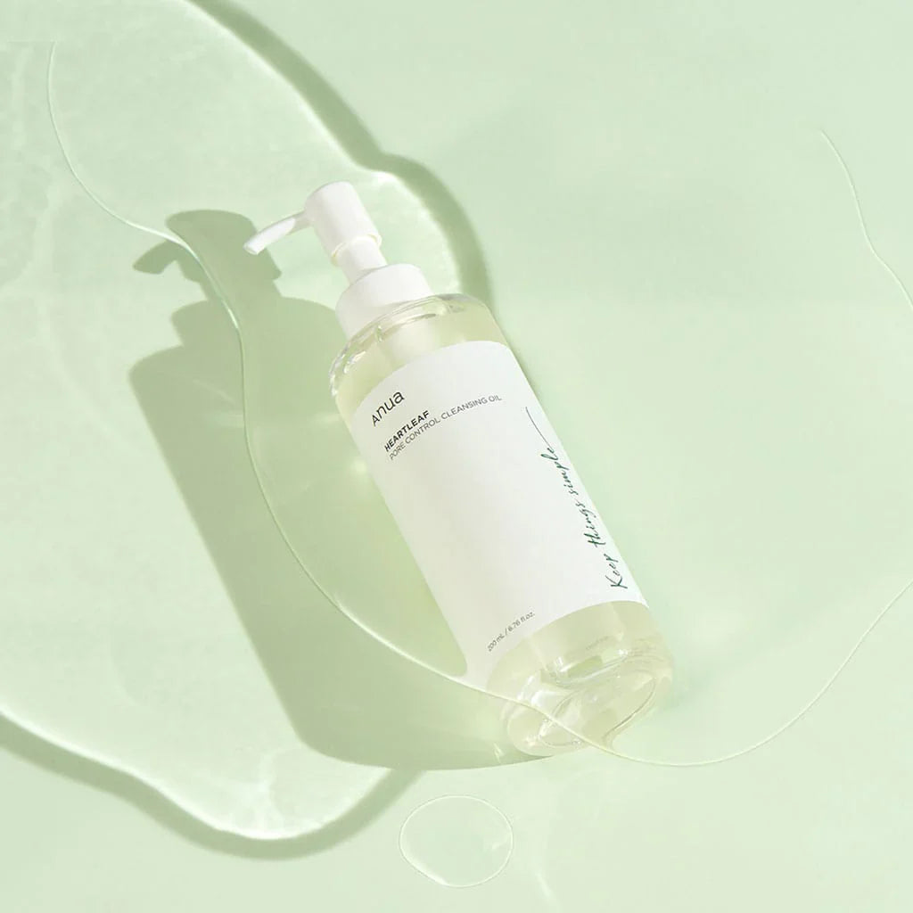 ANUA - Huile nettoyante Heartleaf Pore Control - anti-pores - 200ml
