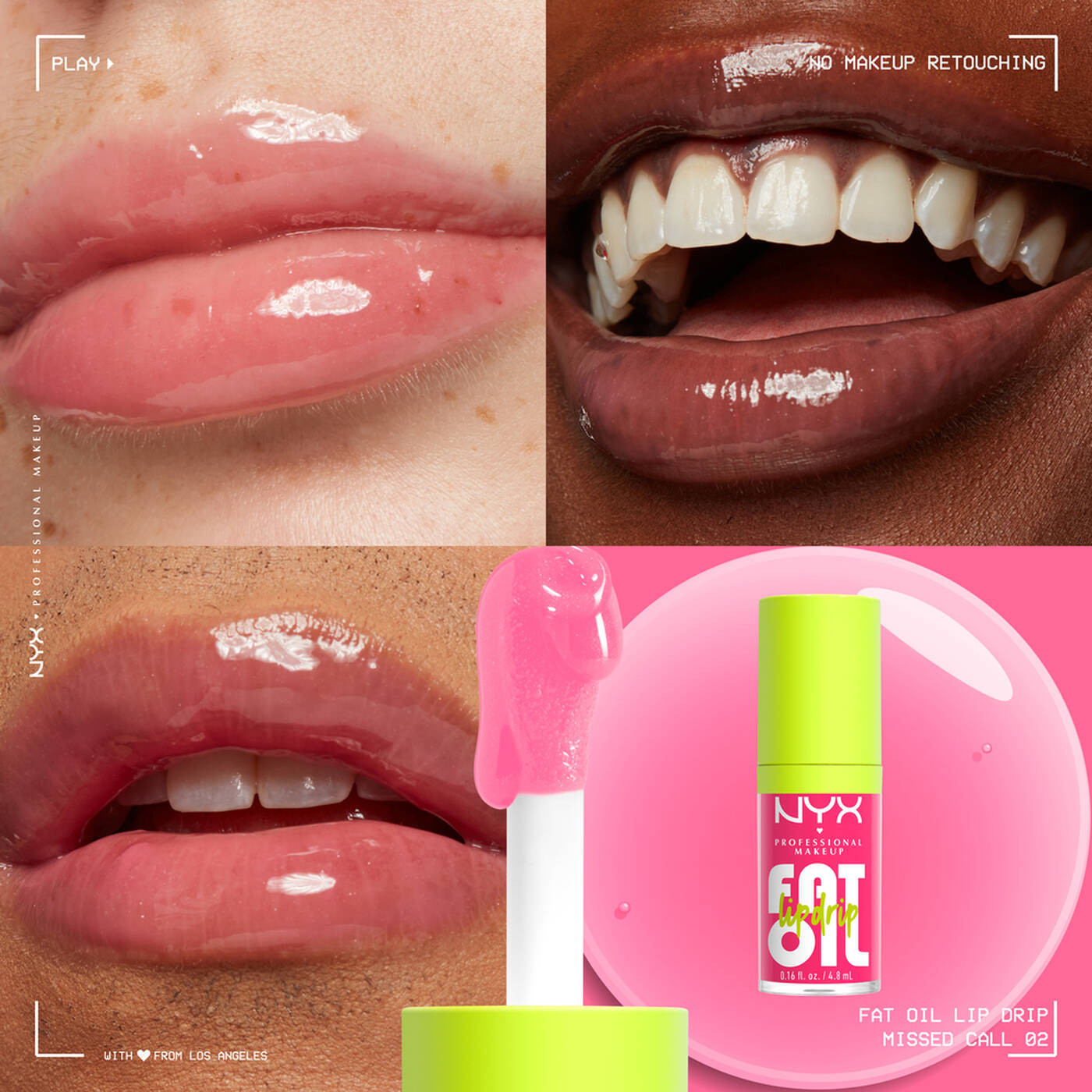 NYX - Huile à lèvres FAT OIL - Missed Call