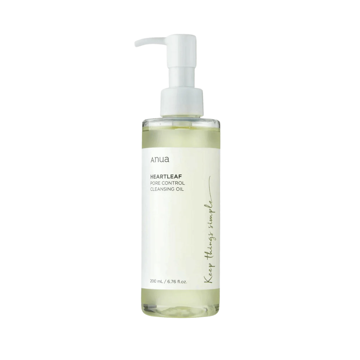 ANUA - Huile nettoyante Heartleaf Pore Control - anti-pores - 200ml