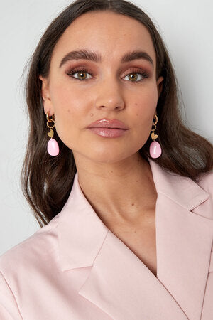 Boucles d'oreilles sea vibe - bleu clair