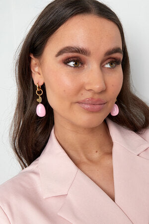 Boucles d'oreilles sea vibe - bleu clair
