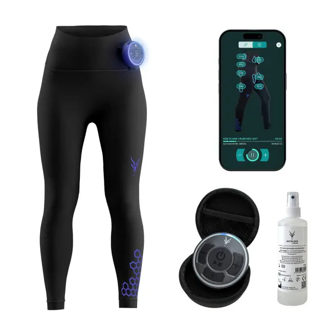 Legging EMS taille haute - Entraînement EMS cuisses‑abdos‑fessiers