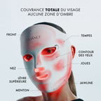 NOOANCE PARIS - Masque LED visage Elite X600 - Raffermit, renforce, illumine