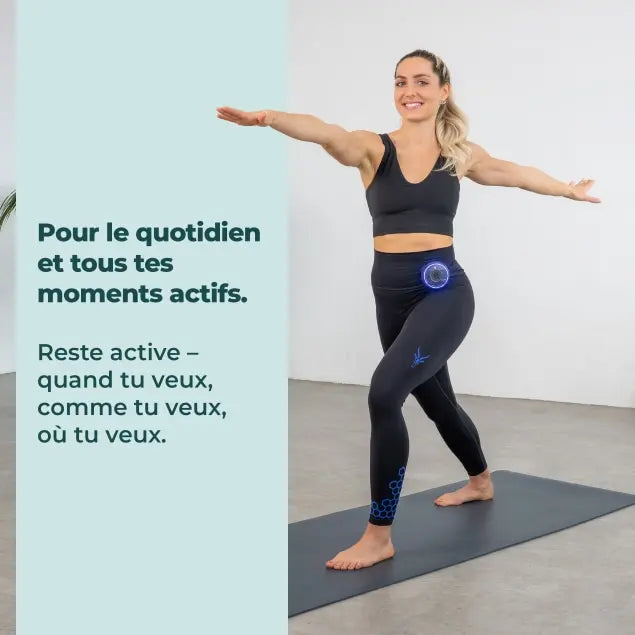 Legging EMS taille haute - Entraînement EMS cuisses‑abdos‑fessiers