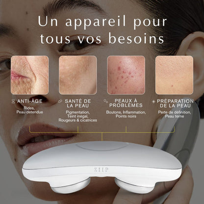ZIIP HALO 2.0 | Appareil microcourant | Appareil raffermissant visage