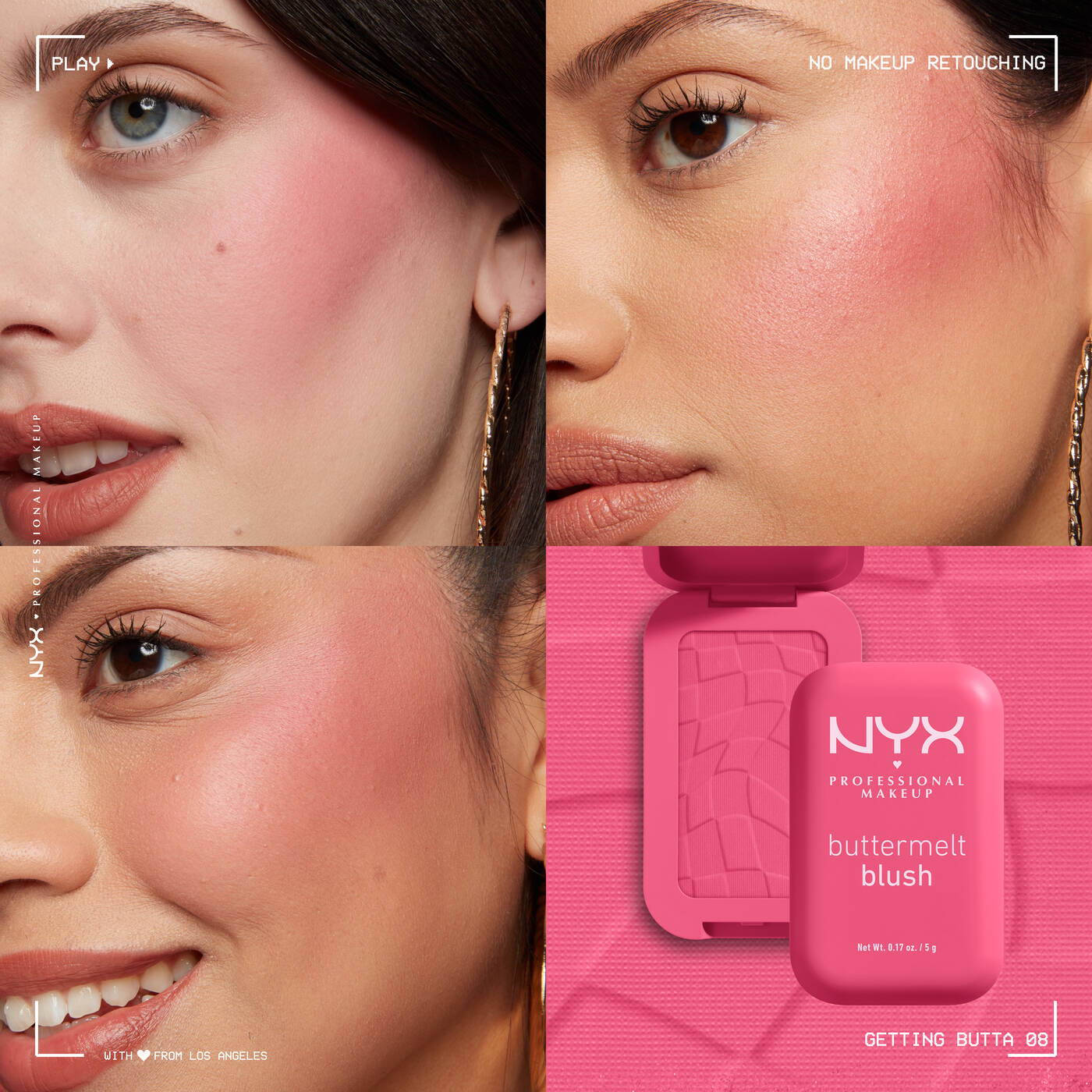 NYX - Buttermelt Blush - Blush poudre |  08 - Getting Butta