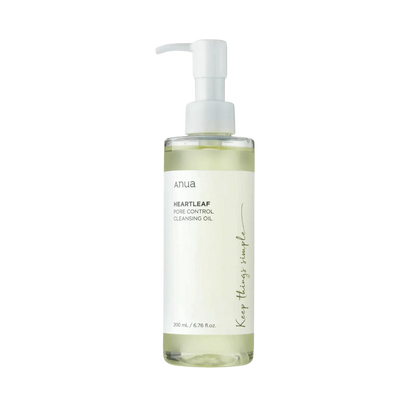 ANUA - Huile nettoyante Heartleaf Pore Control - anti-pores - 200ml