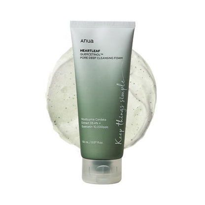 ANUA - Heartleaf Quercetinol Pore Deep Cleansing Foam - Mousse nettoyante -150ml