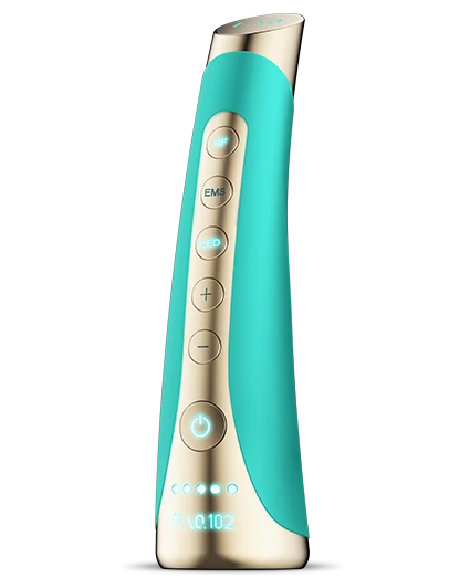 FOREO FAQ™ 102 - EMS & radiofréquence (RF) & luminothérapie LED - Rajeunissement complet du visage à domicile + Primer au miel de Manuka