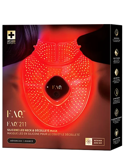 FOREO | FAQ™ 211 | Masque LED anti-âge pour le cou et le décolleté