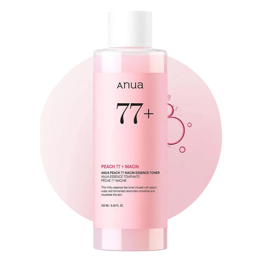Anua - Peach 77 Niacin Essence Toner - Tonique hydratant - 250 ML